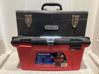 STANLEY TOOL BOX AND MASTERCRAFT TOOL BOX