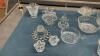 (2) BOXES W/ CLEAR GLASSWARE & CANDLE HOLDERS - 2