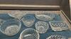 (2) BOXES W/ CLEAR GLASSWARE & CANDLE HOLDERS - 3