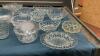 (2) BOXES W/ CLEAR GLASSWARE & CANDLE HOLDERS - 4