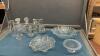 (2) BOXES W/ CLEAR GLASSWARE