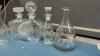 (2) BOXES W/ CLEAR GLASSWARE - 3