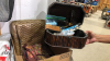 (2)BOXES -PURSES, DECOR STORAGE BOXES - 2