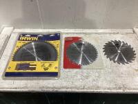 (3) ASSORTED SAW BLADES