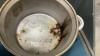 RIVAL CROCKPOT, (2) RECYCLE BINS, MISC STORAGE TINS, POPCORN CERAMIC BOWL, RED COFFEE POT - 6