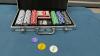 POKER CHIPS IN CASE
