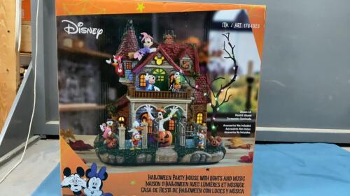 DISNEY HALLOWEEN PARTY HOUSE W/ LIGHTS & MUSIC