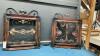 (2) DECORATIVE METAL WALL DECOR PIECES
