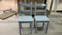 (2) WOOD TODDLER CHAIRS