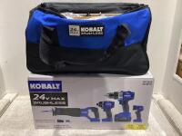 KOBALT 24V MAX BRUSHLESS 4-TOOL COMBO KIT