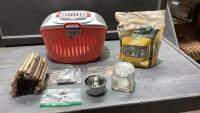 LIVING WORLD SMALL PET CAGE + SOME PET ACCESSORIES