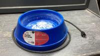 HEATED PLASTIC PET BOWL