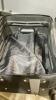 (2) BAGS - CARRY-ON SIZE SUITCASE + SMALL WHEELED DUFFLE - 4