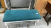 BLUE PADDED BENCH - 2