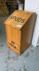 WOOD POTATOE BIN W/ LOWER ONION DRAWER - 2