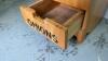 WOOD POTATOE BIN W/ LOWER ONION DRAWER - 4