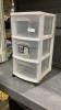 STERILITE 3 DRAWER STORAGE UNIT