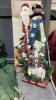 (2)ITEMS- CHRISTMAS GARLAND + WOODEN SANTA DECOR - 3