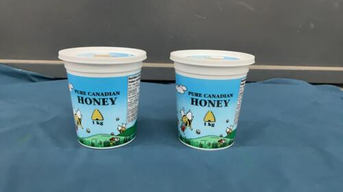 (2) CONTAINERS OF PHILPOTT HONEY - 1 KG EACH