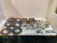 SHOP BOX W/ GASKETS, BALL BEARINGS, BOLTS, NUTS & TRU-PITCH