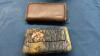 (2) WESTERN STYLE WALLETS, SCONCE LIGHT, METAL CHAIR DECOR PIECE - 3