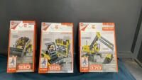 (3) HEXBUG ROBOTIC BUILDING SETS
