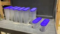 BOX OF TUPPERWARE STORAGE CONTAINERS