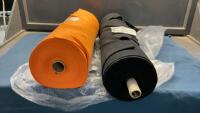 (2) PARTIAL BOLTS OF RIBBED FABRIC - COTTON & SPANDEX