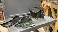 LEATHER STORAGE CASE FOR MOTORCYCLE