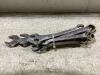 (8) SAE/METRIC ASSORTED WRENCHES & (1) METRIC LINE WRENCH 3/8 TO 15/16 - 2