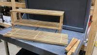 (2) IKEA BABORD SHOE RACKS