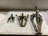 (3) ASSORTED GEAR PULLERS