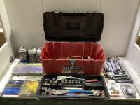 CRAFTSMAN TOOL BOX 17" W/ CONTENTS