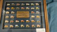 RANGELAND. DERBY 1990 PIN COLLECTION IN SHADOW BOX