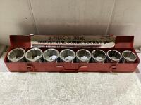 8-PIECE 3/4" DRIVE INDUSTRIAL JUMBO SOCKET SET
