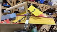 SHELF #10 - MODEL AIRPLANE AND ACCESSORIES