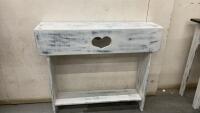 ENTRYWAY TABLE - PAINTED TO LOOK DISTRESSED