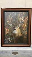 &ldquo;AN AUTUMN GENTLEMAN&rdquo; STAG GICLEE CANVAS REPRODUCTION PRINT