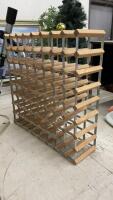WOOD & METAL WINE RACK