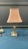 SMALL TABLE LAMP - METAL BASE