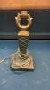 SMALL TABLE LAMP - METAL BASE - 3