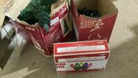 &ldquo;OREGON FIR&rdquo; CHRISTMAS TREE 7&rsquo; TALL- PRELIT AND A BOX OF ASSORTED LIGHTS