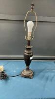TABLE LAMP - NO SHADE&hellip;.RESIN BASE
