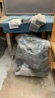 LARGE BAG OF CUT JERSEY FABRIC PIECES &hellip;.COTTON/SPANDEX