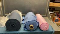(3) SMALLER ROLLS RIBBED TUBE MATERIAL