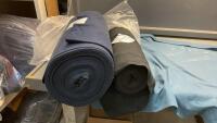 (2) ROLLS OF RIBBED TUBE FABRIC - COTTON/SPANDEX
