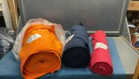(3) ROLLS OF TUBE FABRIC