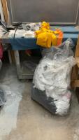 LARGE BAG OF CUT FABRIC PIECES - RIBBED/JERSEY/FLEECE &hellip;.COTTON/SPANDEX