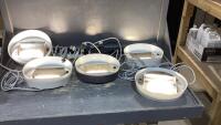 BOX W/(5) LIGHTS - MAGNETIC BOTTONS TO ATTACH TO METAL