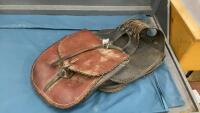 THICK LEATHER SADDLE BAGS